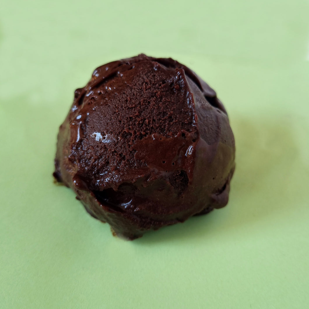 CHOCOLATE, COFFEE AND OLIVE OIL SORBET