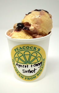 APRICOT AND CHERRY SORBET