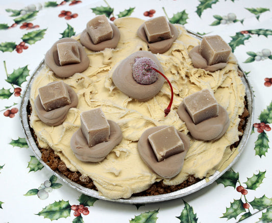 VEGAN SALTED CARAMEL ICE CREAM PIE