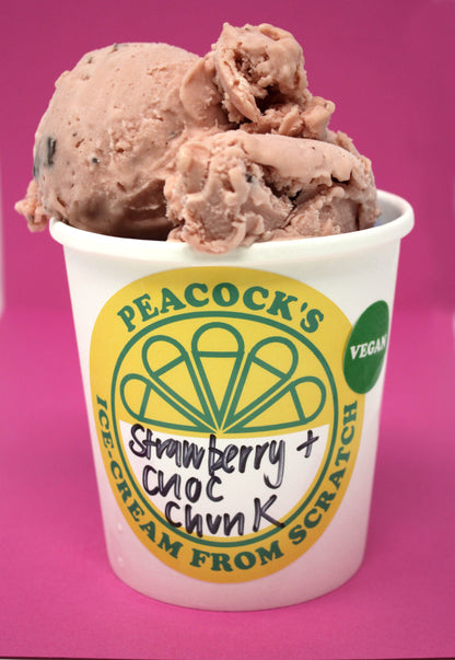 VEGAN STRAWBERRY AND BELGIAN CHOCOLATE CHUNKS